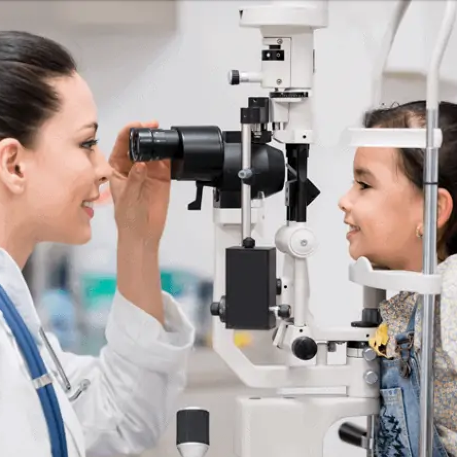 pediatric eye exam in Savage